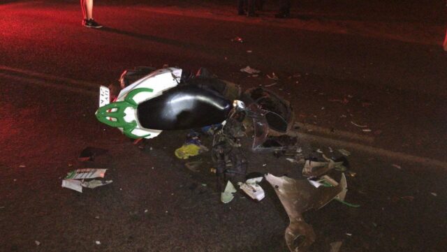 Motorcyclist critically injured