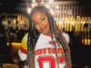 PICS: Nkosazana Daughter steps out in big red boots that cost R16 000