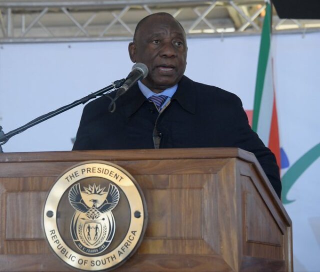 President Cyril Ramaphosa