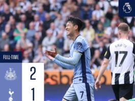 Newcastle United 2-1 Tottenham Hotspur