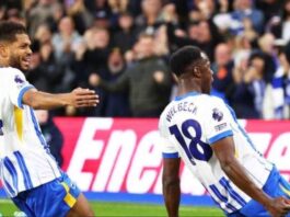 Brighton 3-2 Tottenham Hotspur